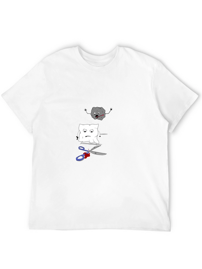 Rock Paper Scissors Funny Graphic Tee