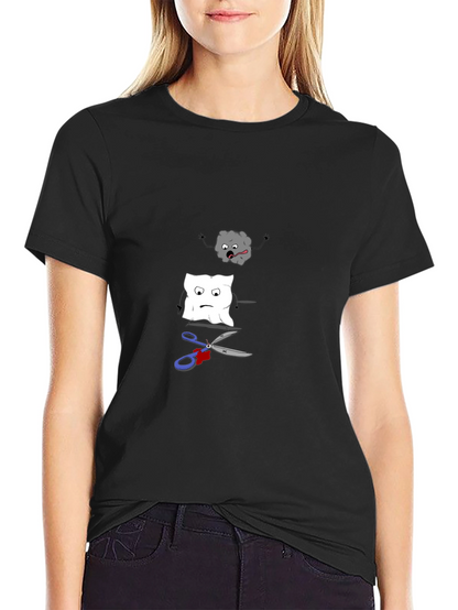 Rock Paper Scissors Funny Graphic Tee