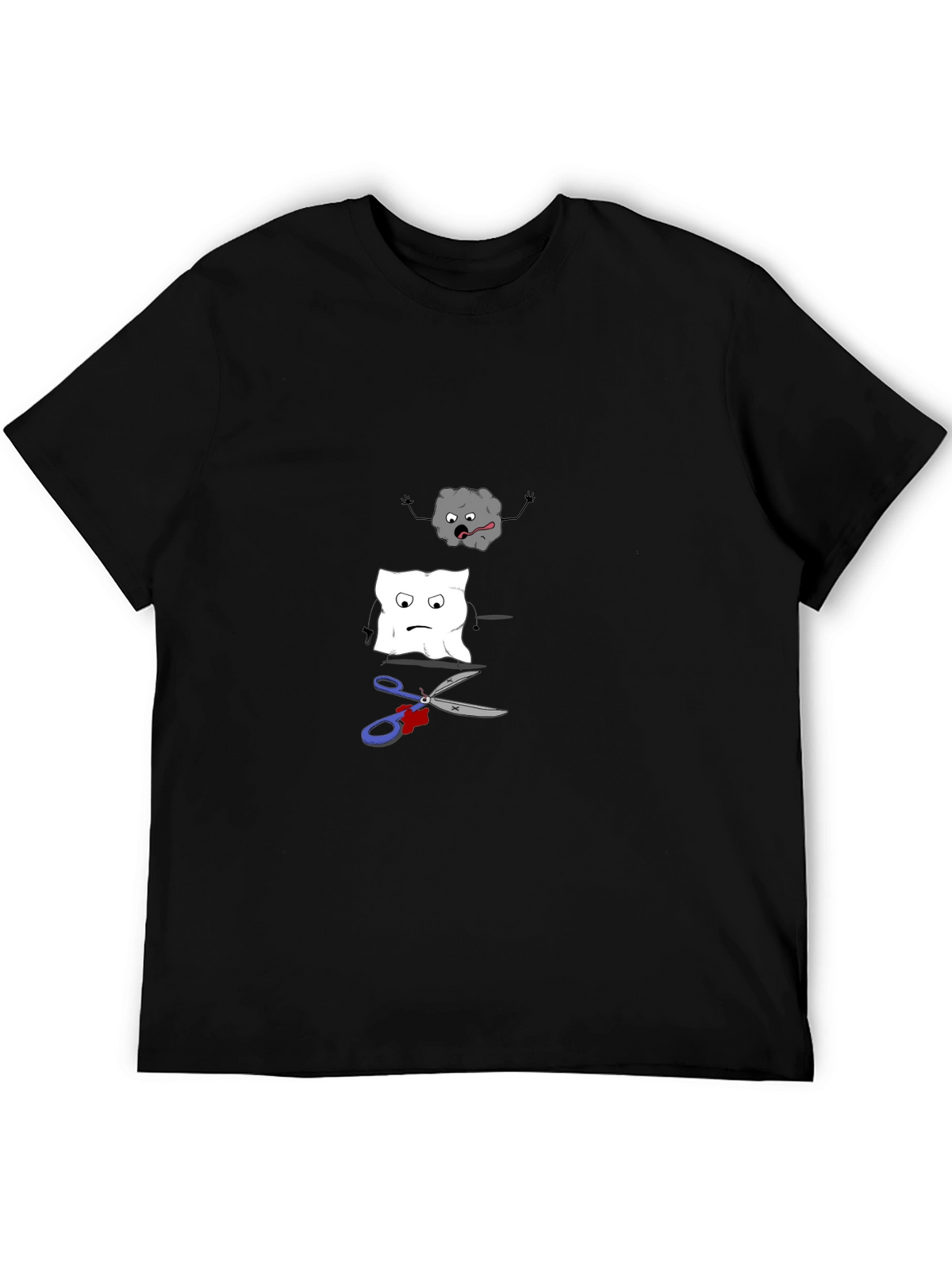 Rock Paper Scissors Funny Graphic Tee