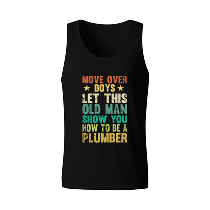 Vintage Retro Old Man Plumber Proud Worker Men¡¯s Tank Top