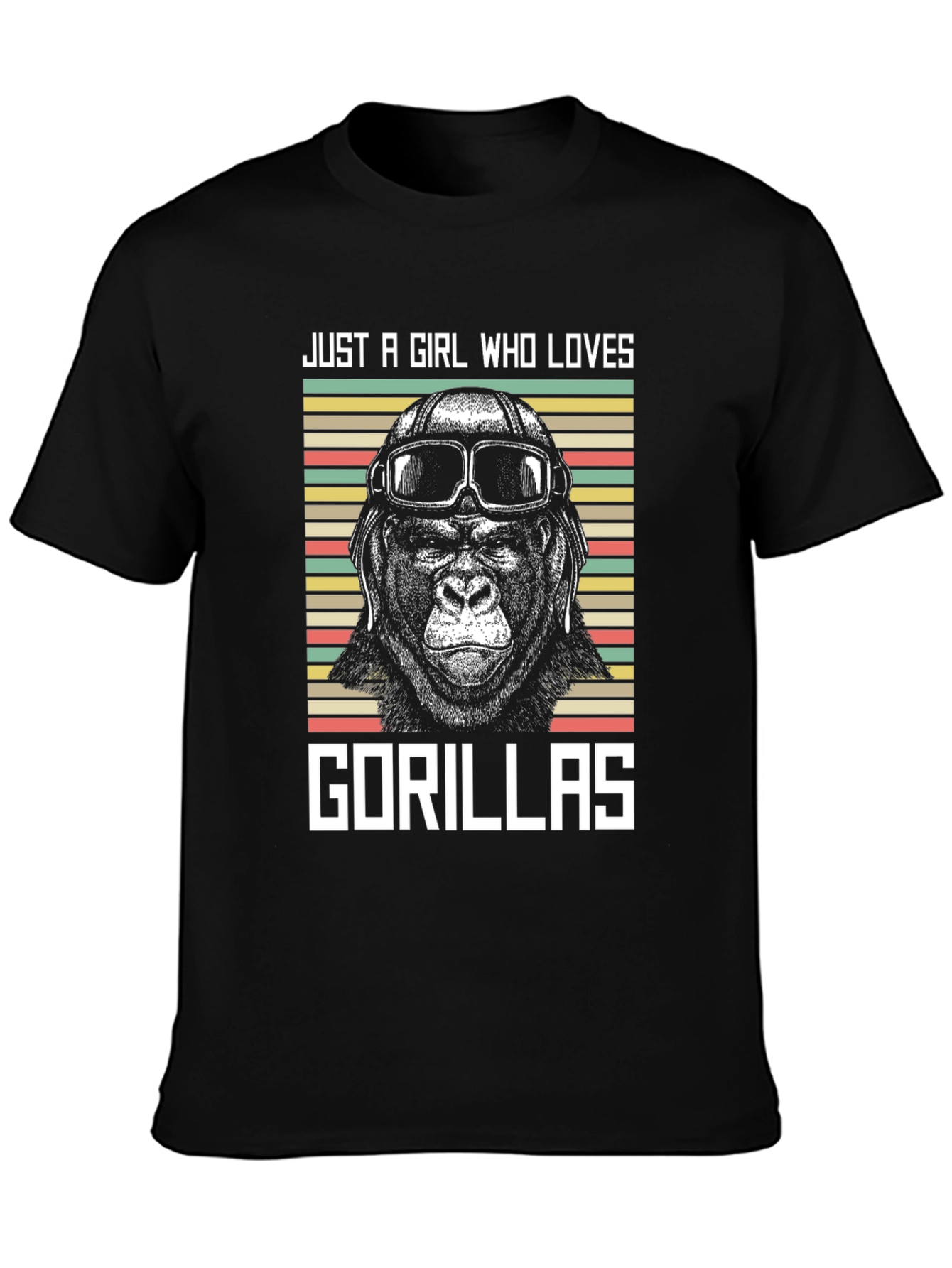 Just A Girl Who Loves Gorillas T-Shirt