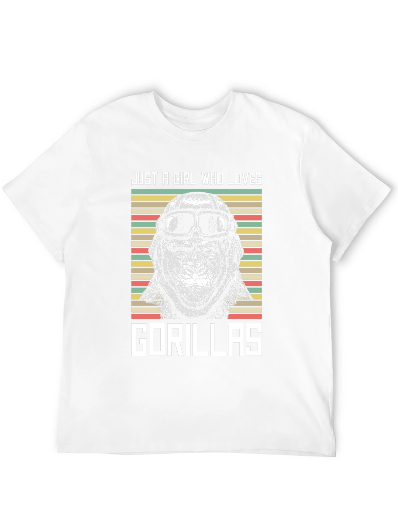 Just A Girl Who Loves Gorillas T-Shirt