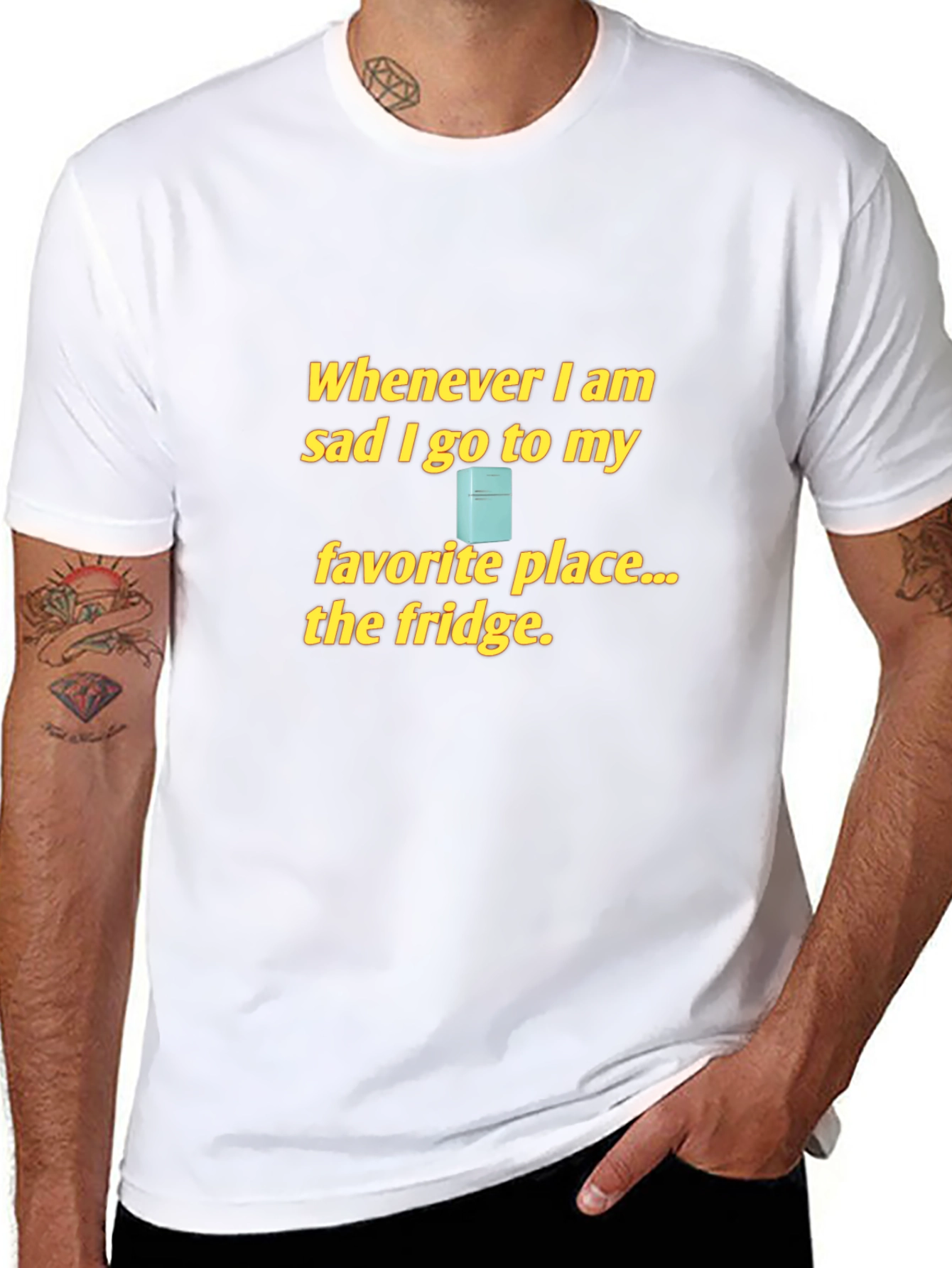 Funny The Fridge Graphic Tee