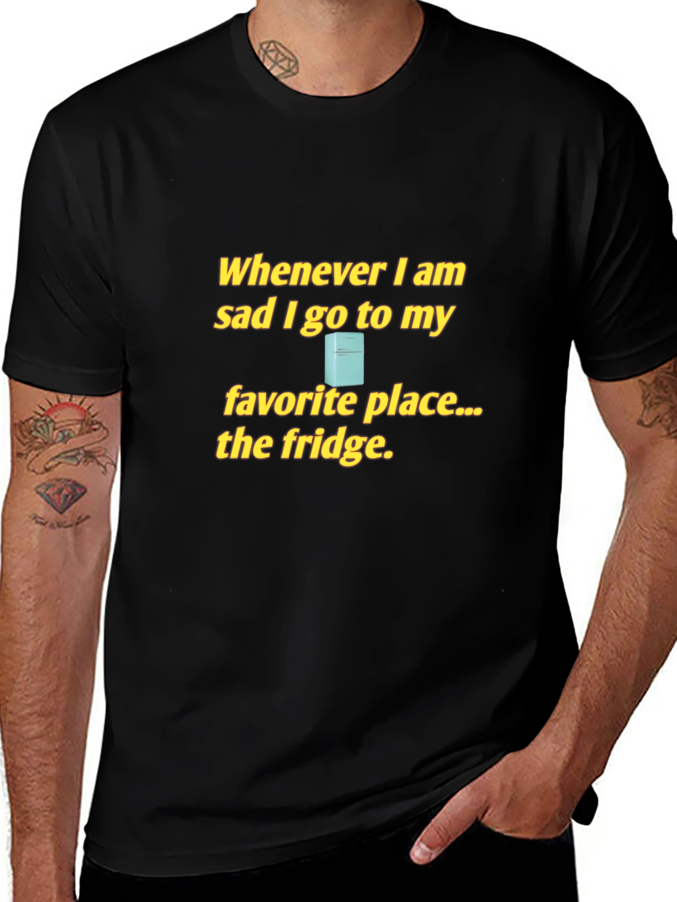 Funny The Fridge Graphic Tee