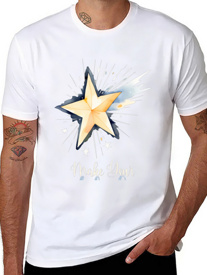 Make Your Wish Graphic Tee - Black