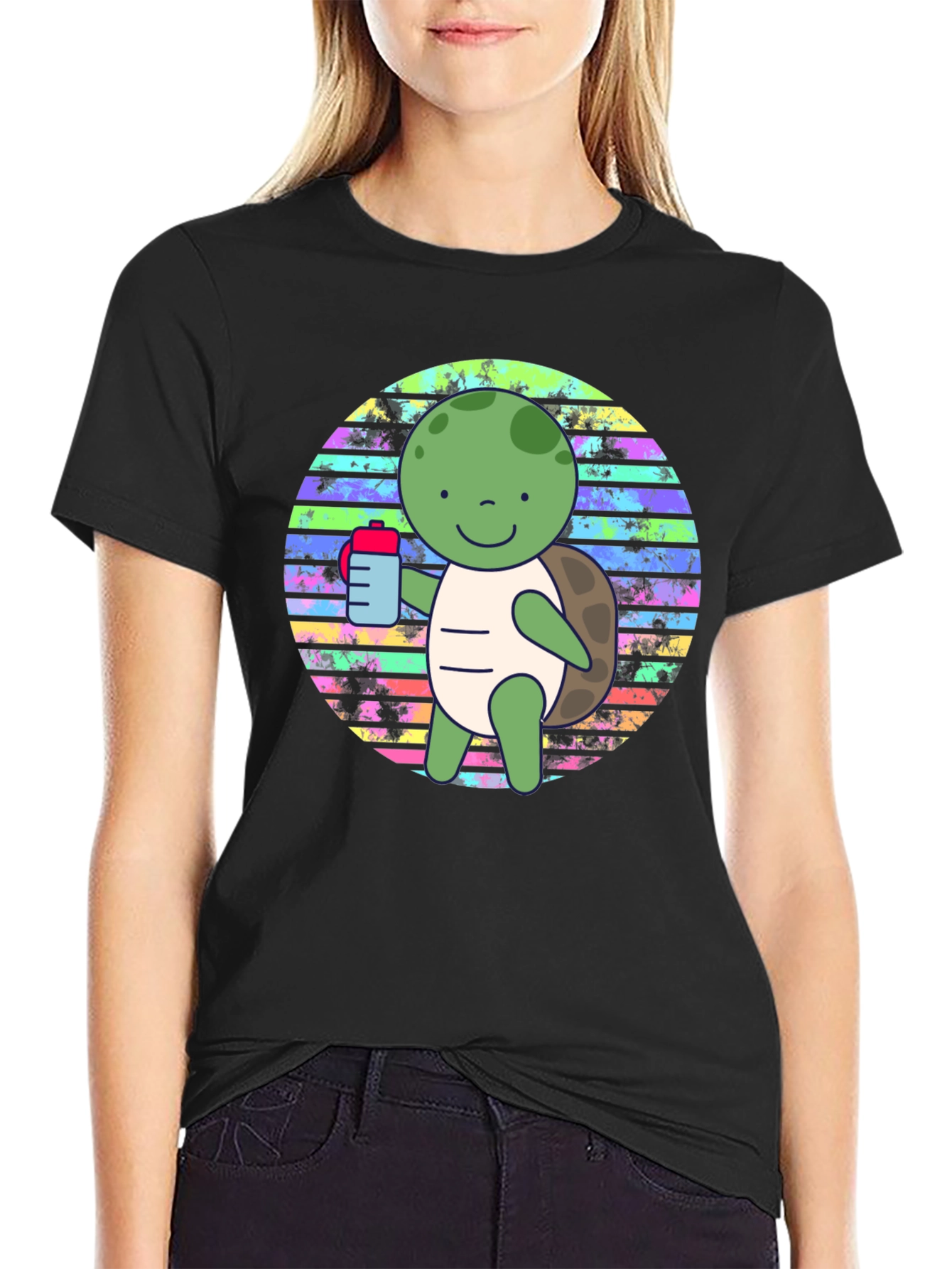 Cute Turtle Graphic Tee
