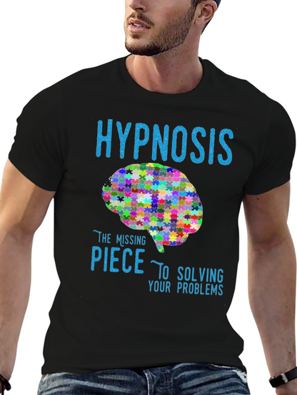 Hypnosis Brain Puzzle T-Shirt: Solve Your Problems