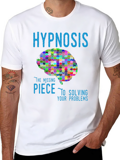 Hypnosis Brain Puzzle T-Shirt: Solve Your Problems