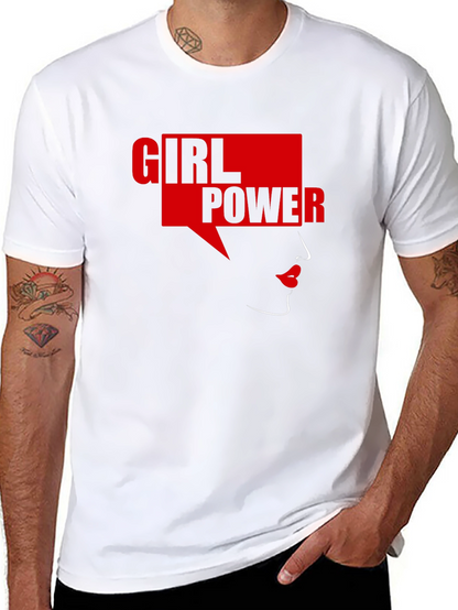 Girl Power Graphic Tee - Empowering Womens T-Shirt