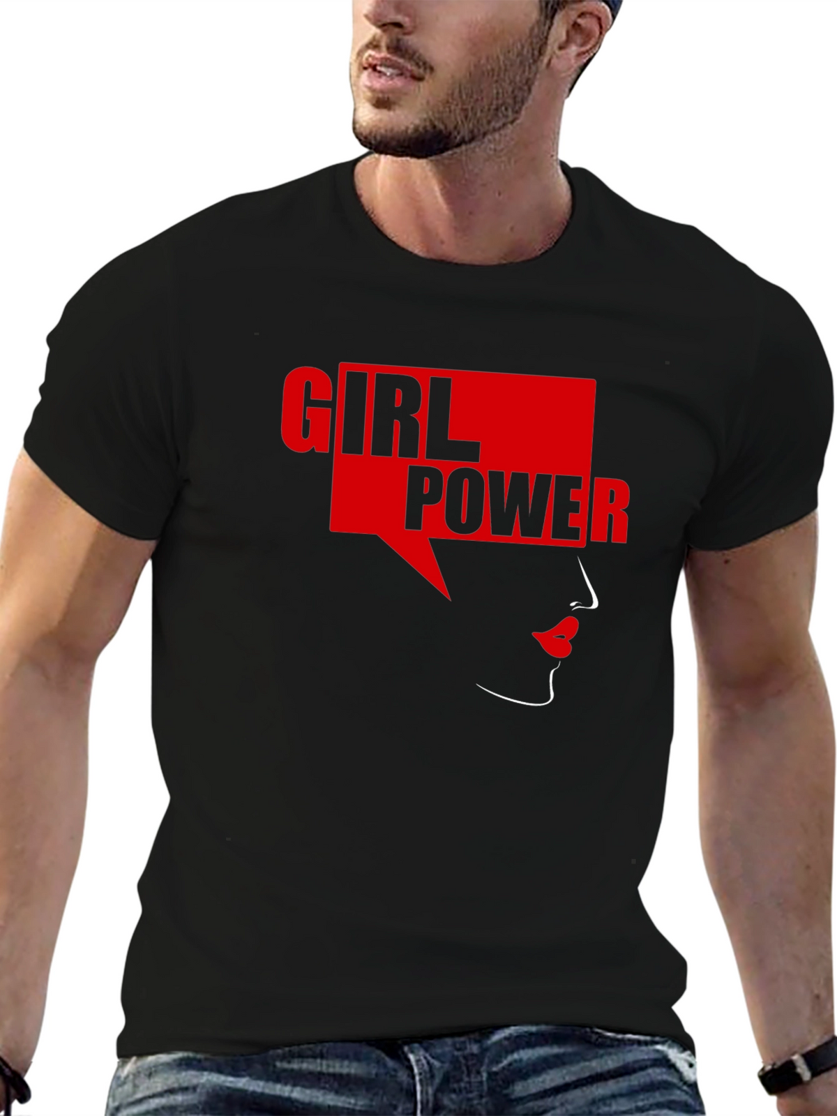 Girl Power Graphic Tee - Empowering Womens T-Shirt