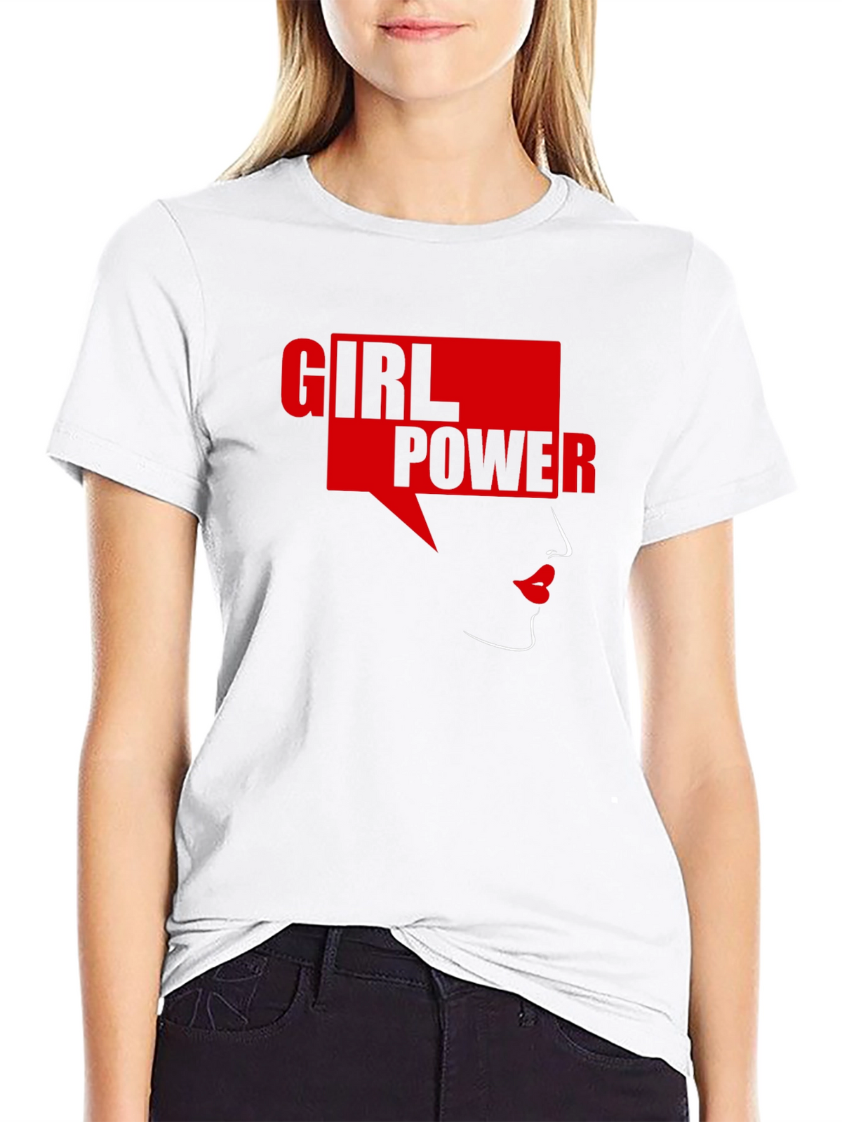Girl Power Graphic Tee - Empowering Womens T-Shirt