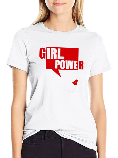 Girl Power Graphic Tee - Empowering Womens T-Shirt
