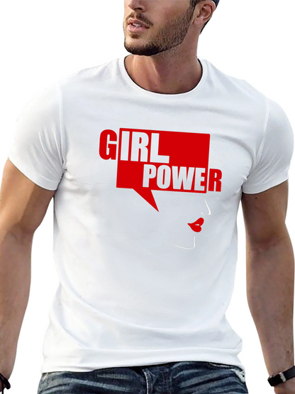 Girl Power Graphic Tee - Empowering Womens T-Shirt