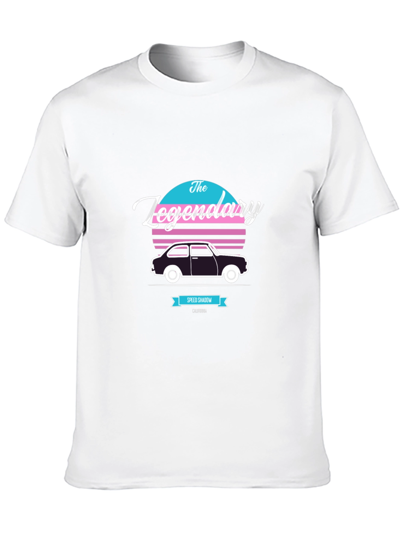 The Legendary Speed Shadow Retro Car T-Shirt