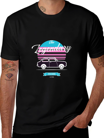 The Legendary Speed Shadow Retro Car T-Shirt