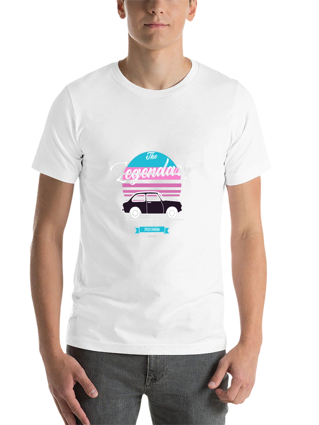 The Legendary Speed Shadow Retro Car T-Shirt