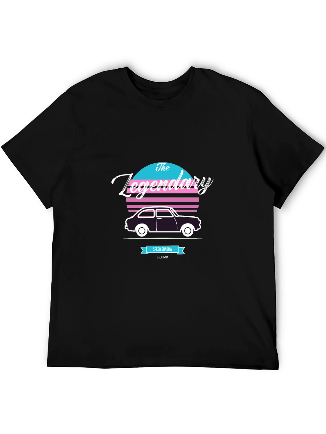 The Legendary Speed Shadow Retro Car T-Shirt