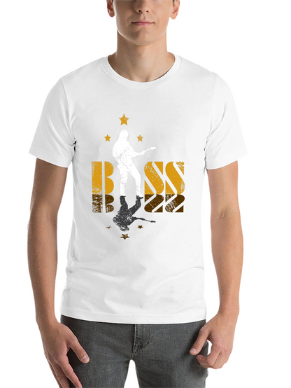 Bass Guitar Musician Black Graphic T-Shirt