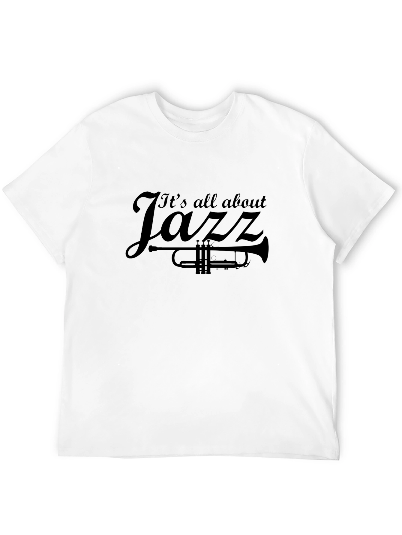 Its All About Jazz Black T-Shirt