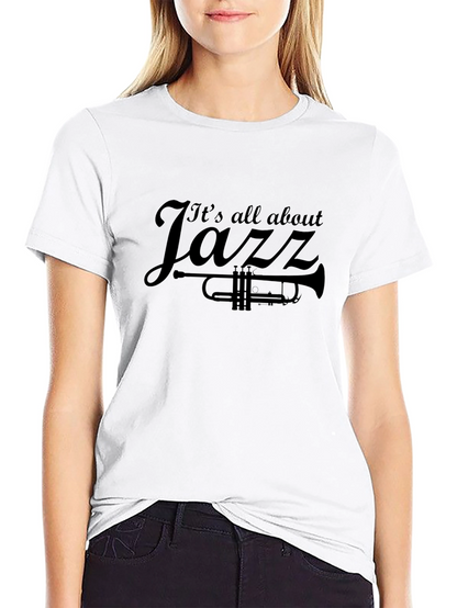 Its All About Jazz Black T-Shirt