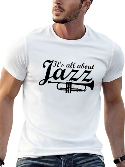 Its All About Jazz Black T-Shirt