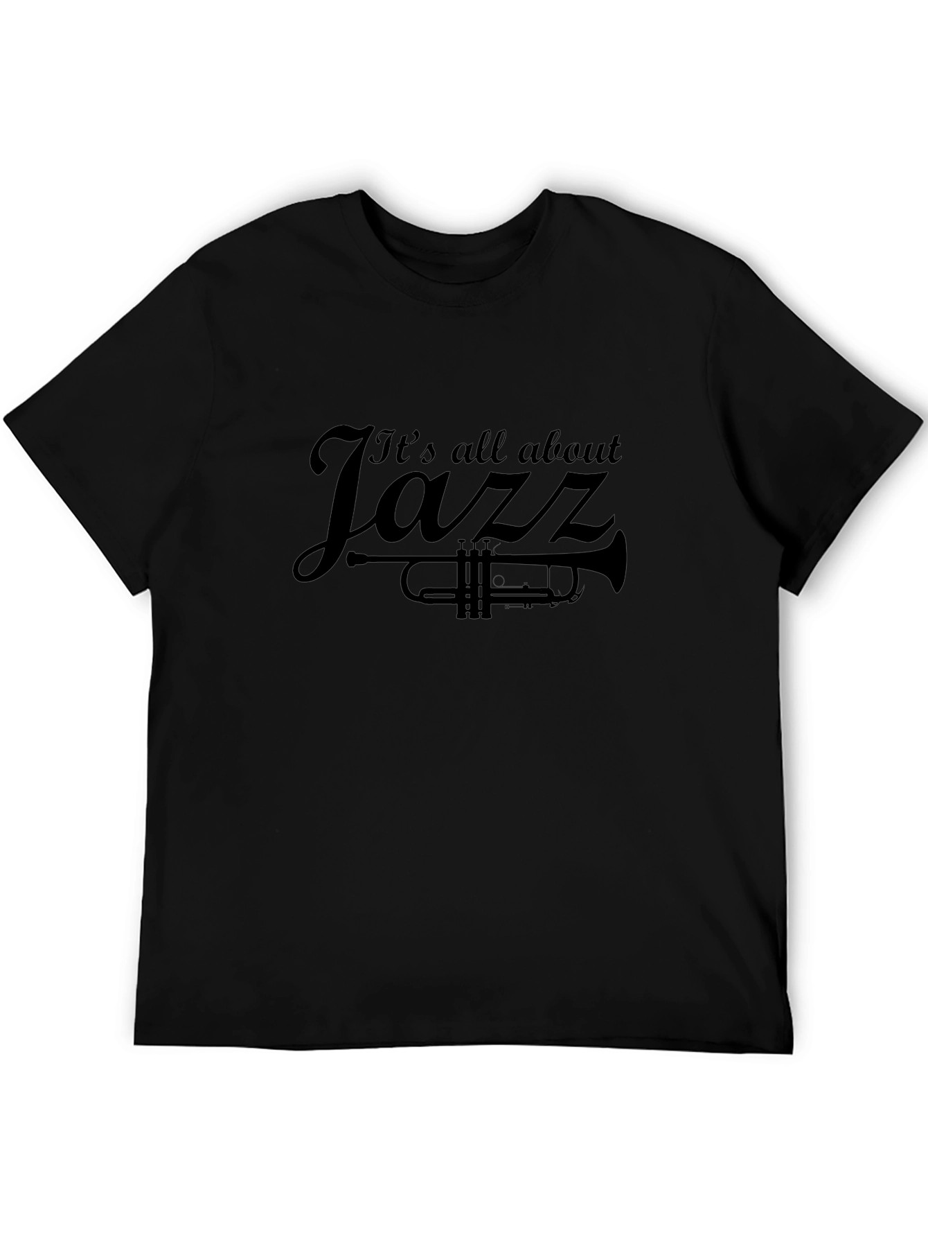 Its All About Jazz Black T-Shirt
