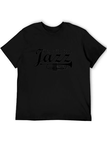 Its All About Jazz Black T-Shirt
