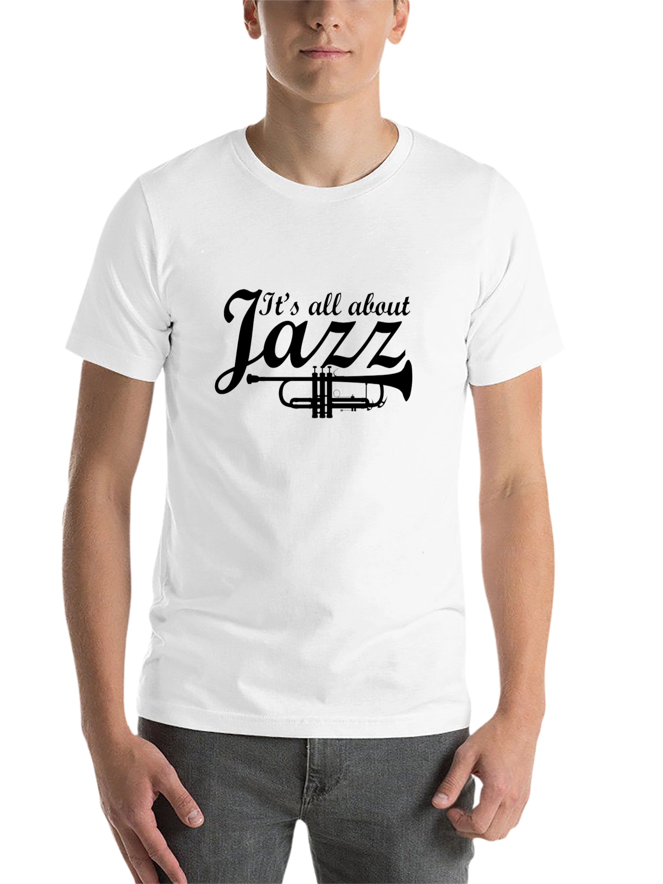 Its All About Jazz Black T-Shirt