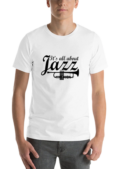Its All About Jazz Black T-Shirt
