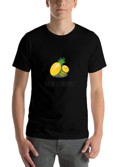 Buy Me A Pineapple Graphic Tee - Black