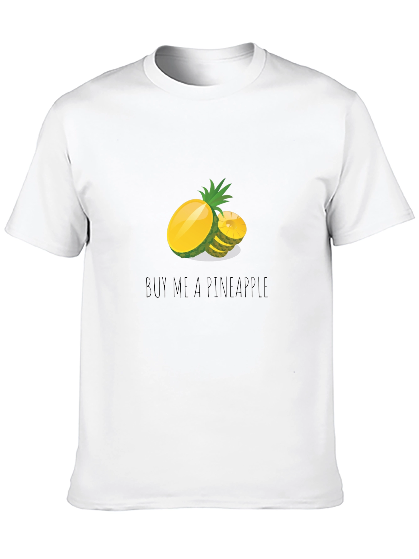 Buy Me A Pineapple Graphic Tee - Black