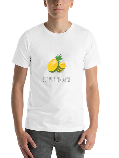 Buy Me A Pineapple Graphic Tee - Black