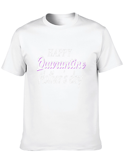 Quarantine Mothers Day Black T-Shirt