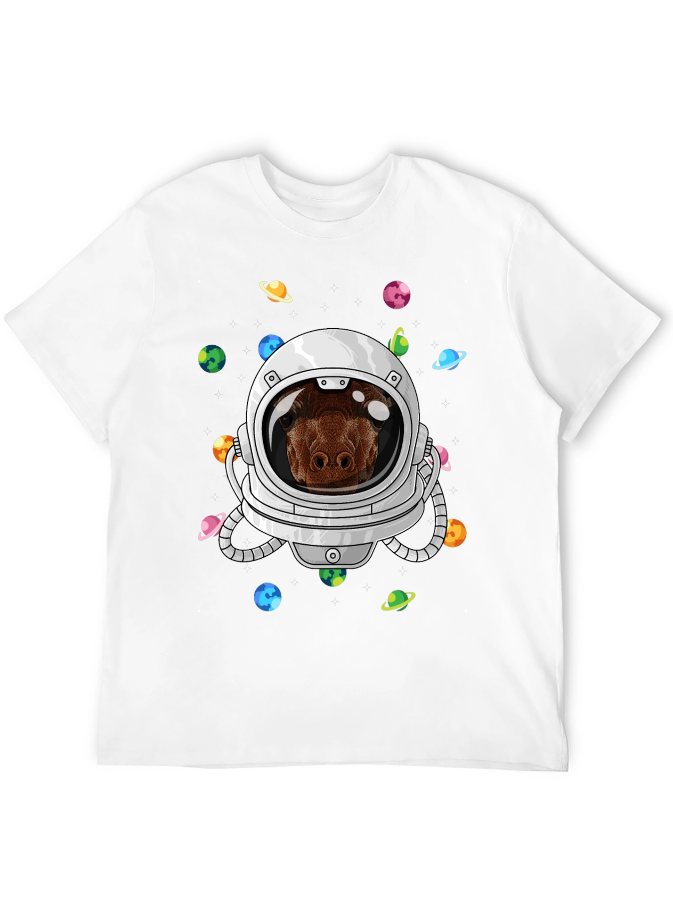 Dog Astronaut T-Shirt - Space Dog Lover Tee