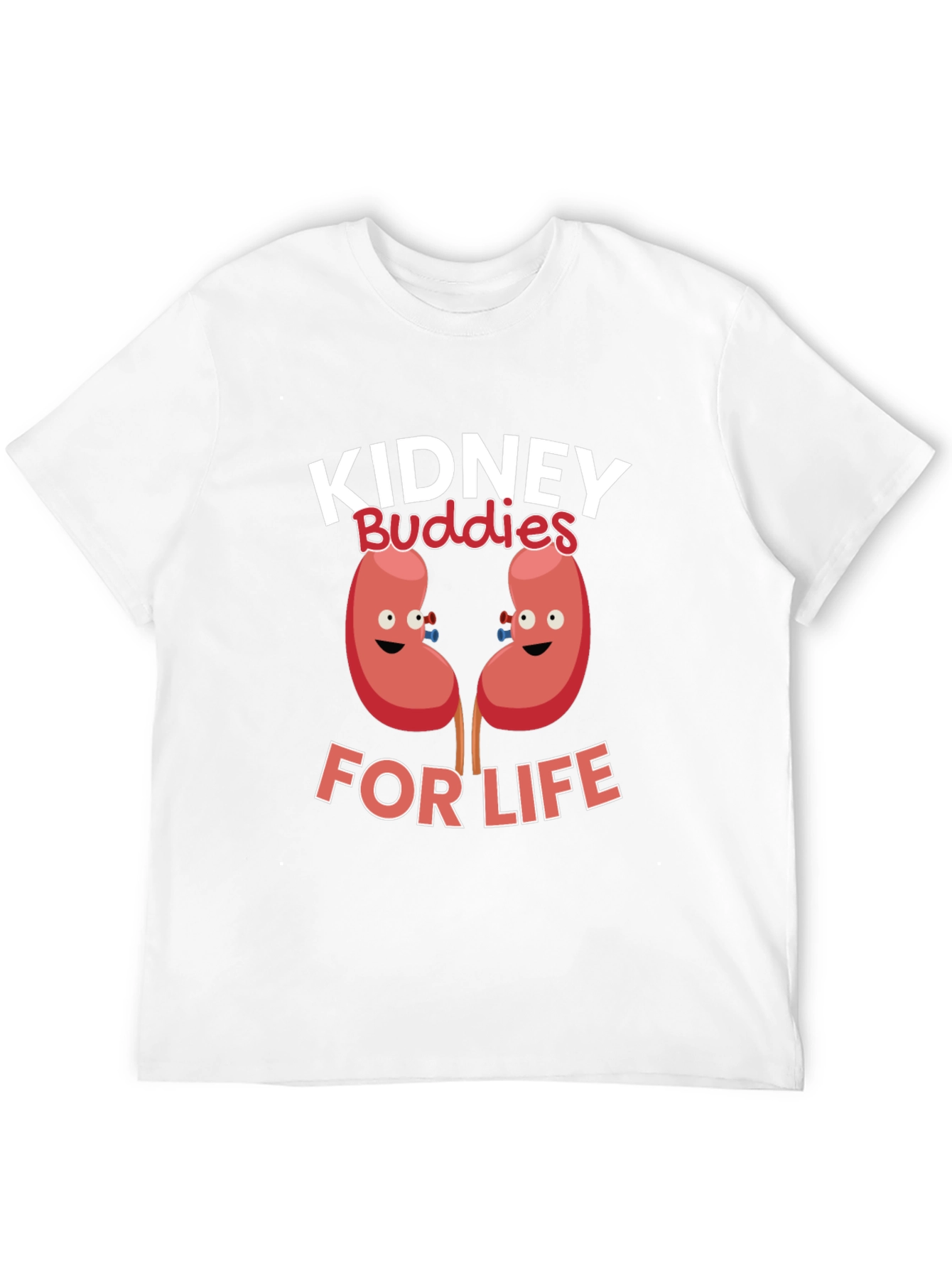 Kidney Buddies For Life Black T-Shirt