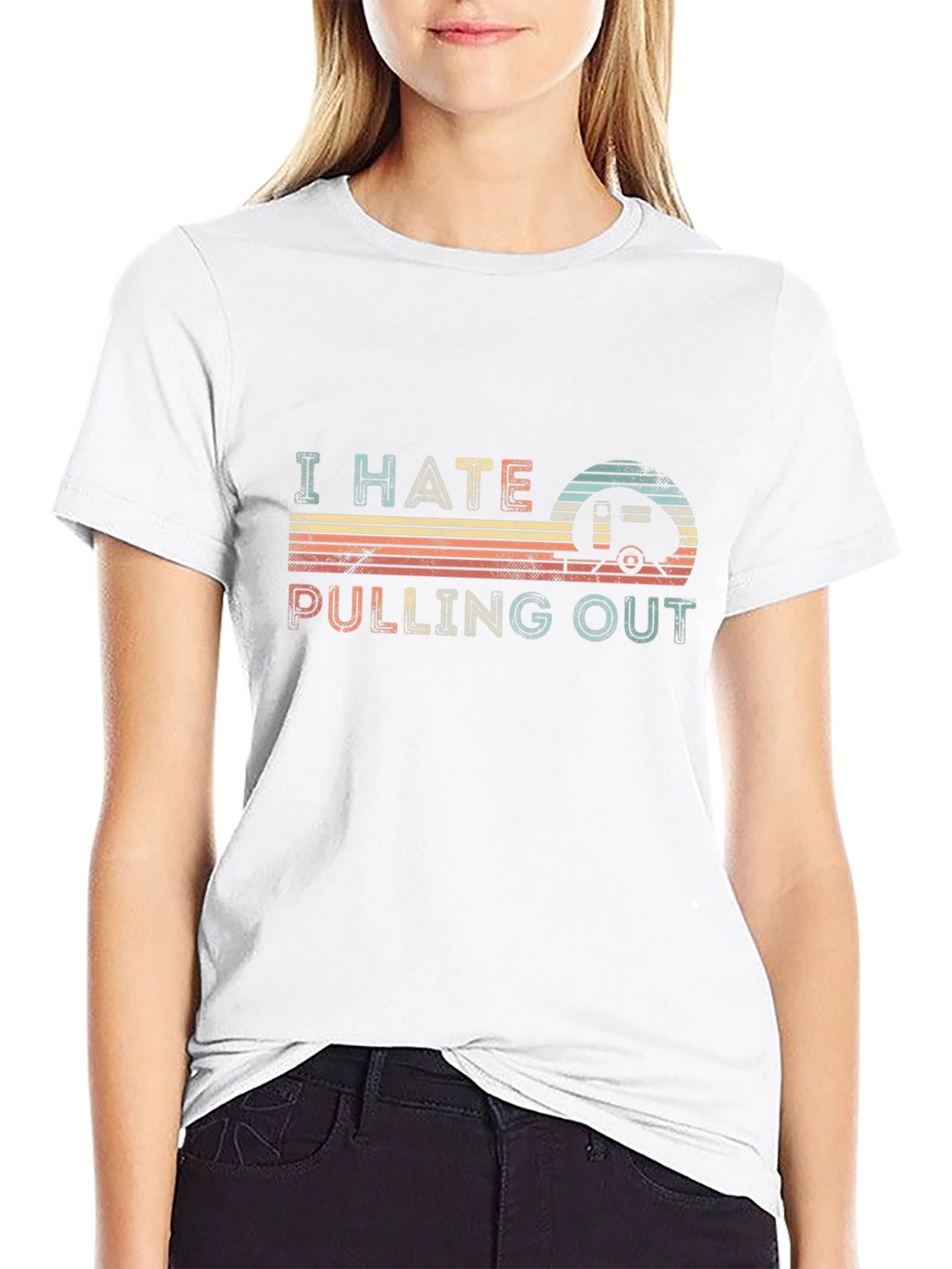 I Hate Pulling Out Retro Camping T-Shirt