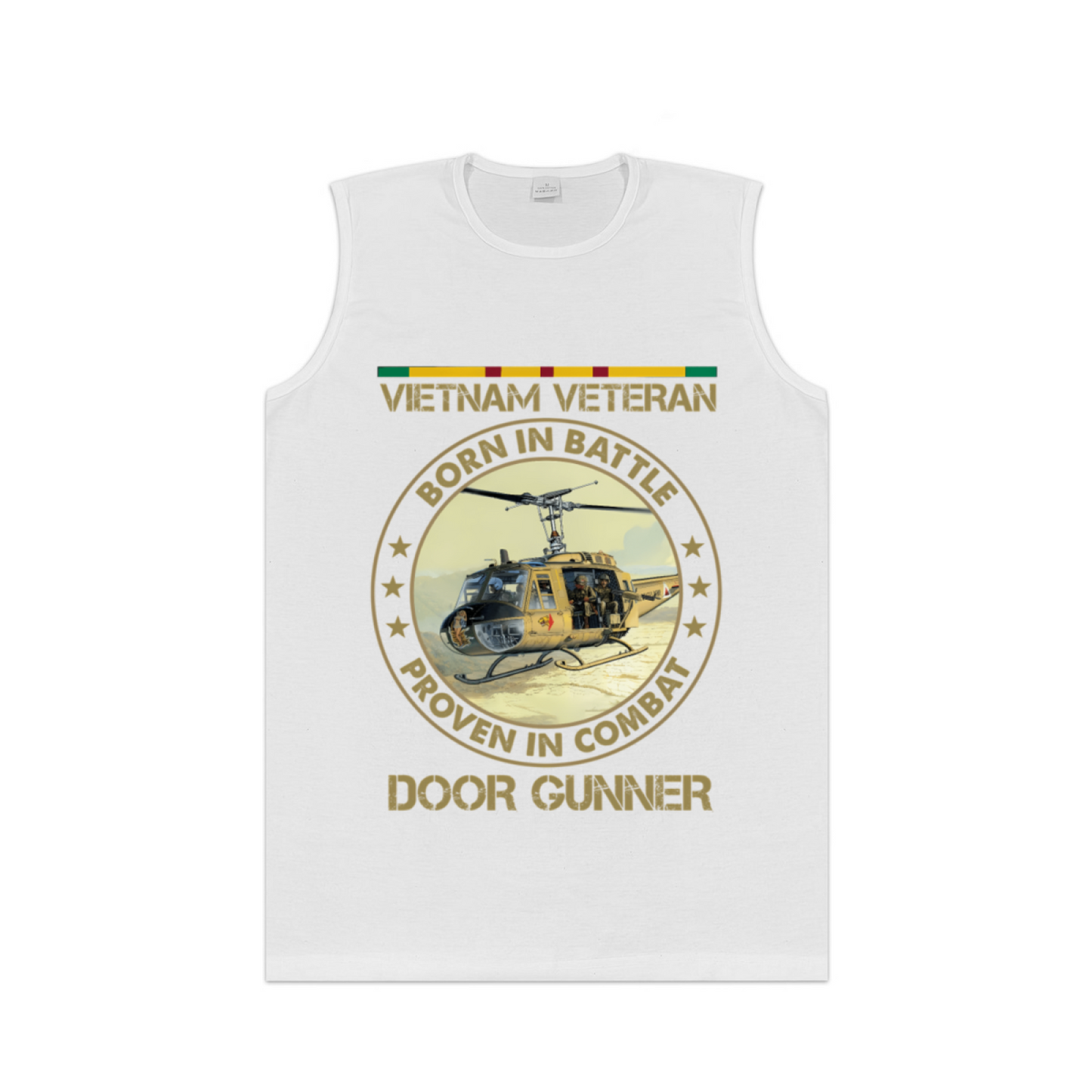 Vietnam Veteran Door Gunner Huey Helicopter Tank