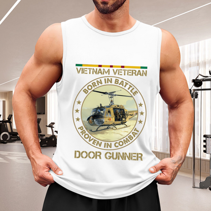 Vietnam Veteran Door Gunner Huey Helicopter Tank
