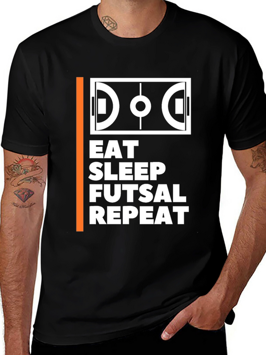 Eat Sleep Futsal Repeat T-Shirt