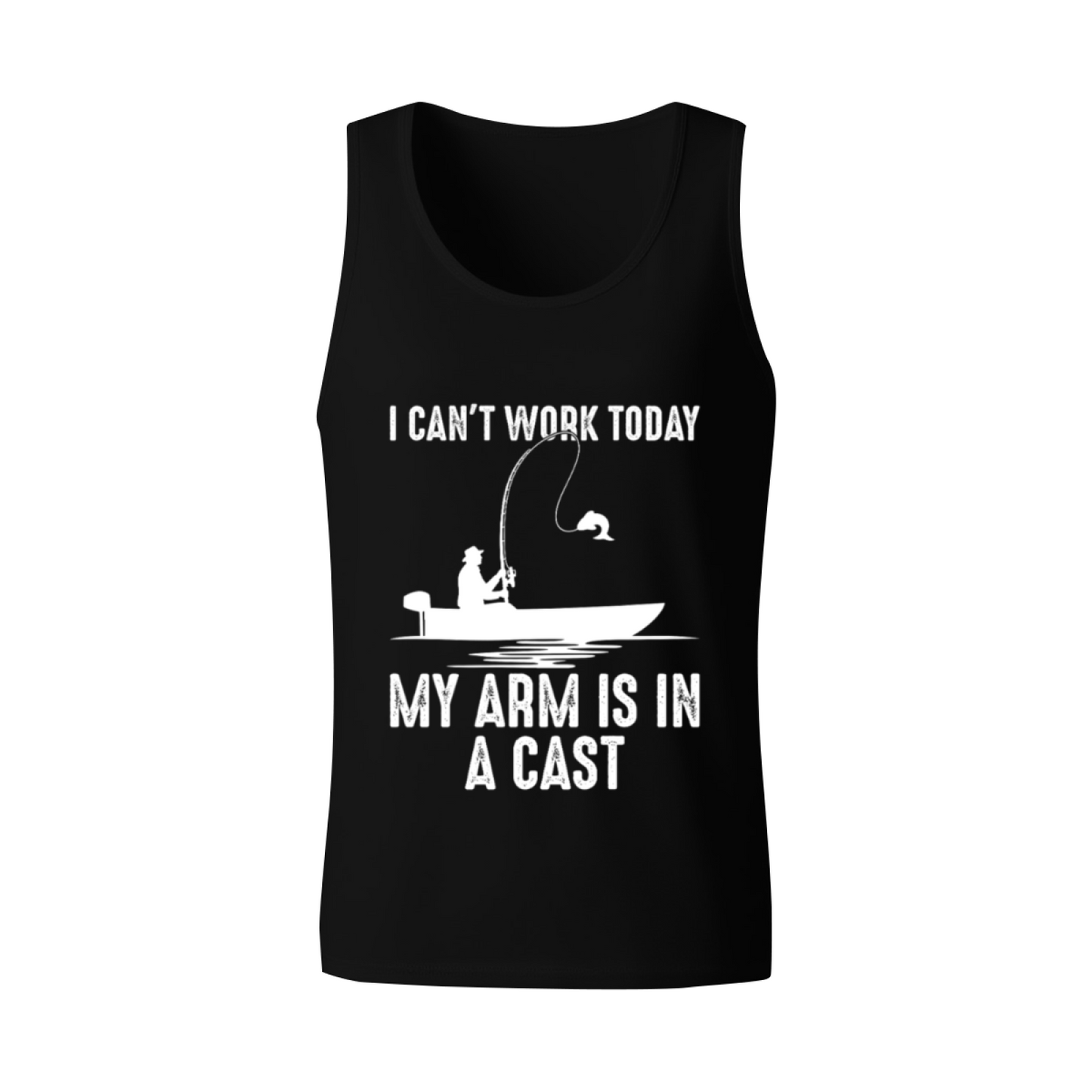 I Can¡¯t Work Today Fishing Pun Angler Tank Top