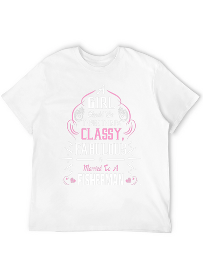Classy Fisherman Wife Graphic Tee