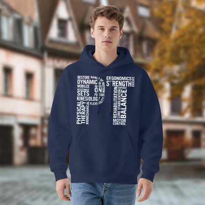 Physical Therapy Word Cloud Unisex Hoodie, All-Day Relax Fit