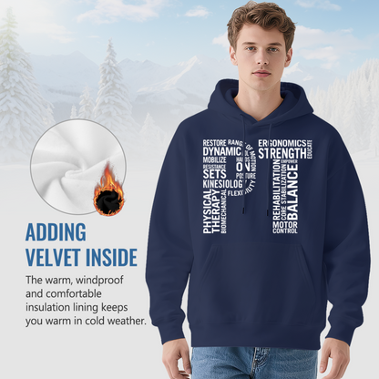 Physical Therapy Word Cloud Unisex Hoodie, All-Day Relax Fit