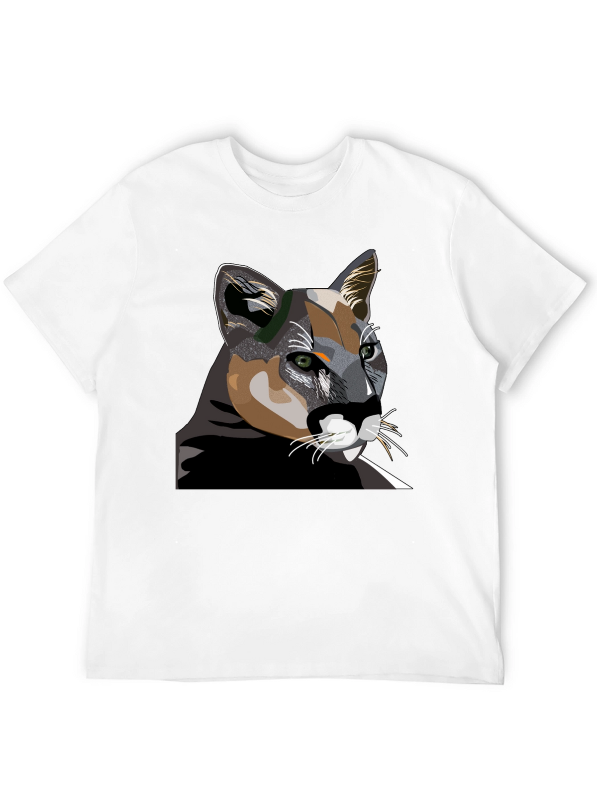 Cool Cat Graphic T-Shirt - Black Cotton Tee