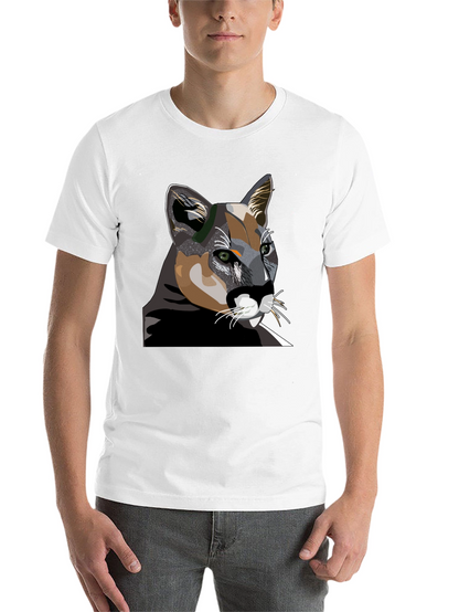 Cool Cat Graphic T-Shirt - Black Cotton Tee