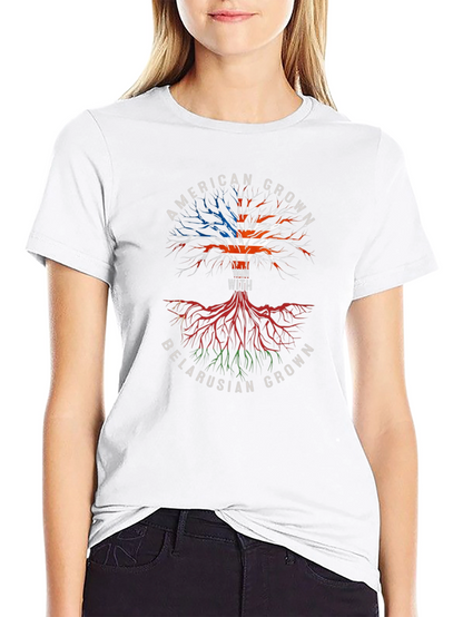 American & Belarusian Roots T-Shirt