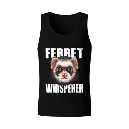 Ferret Whisperer Retro Distressed Ferret Lover Men Tank