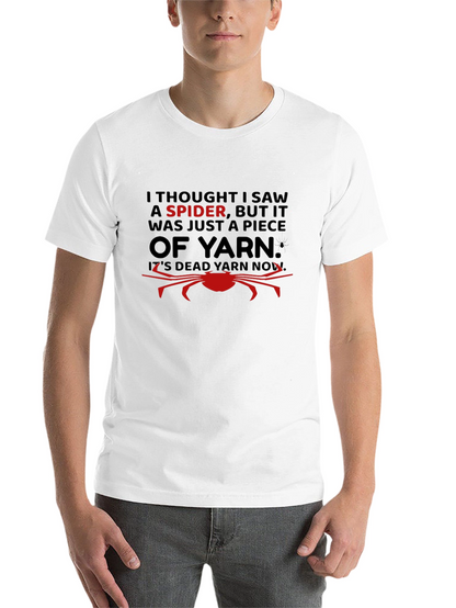 Funny Spider Yarn Graphic T-Shirt