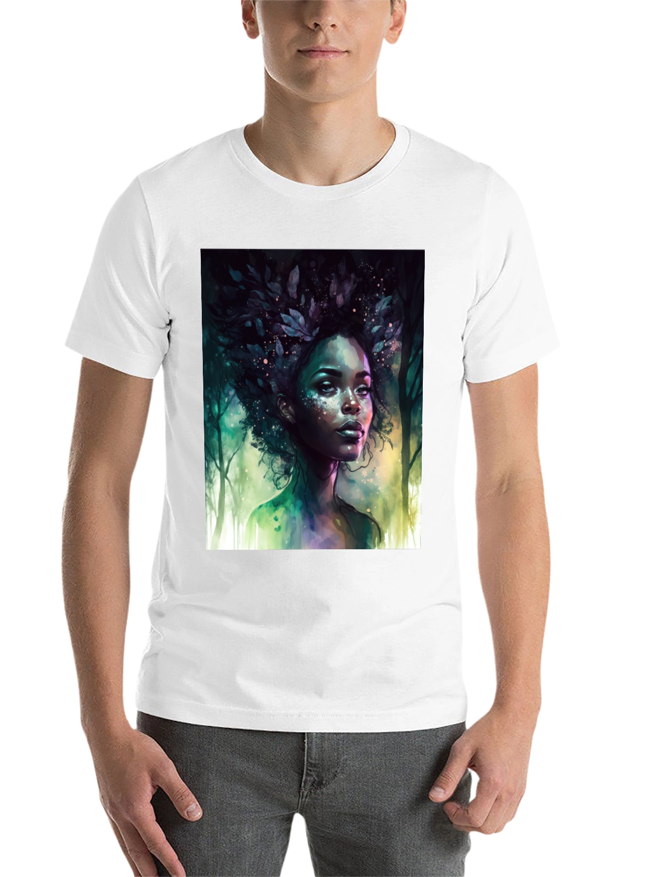 Nature Spirit Graphic Tee - Unisex Black T-Shirt