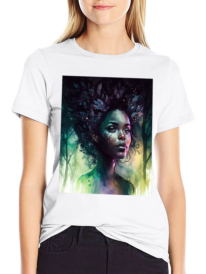 Nature Spirit Graphic Tee - Unisex Black T-Shirt